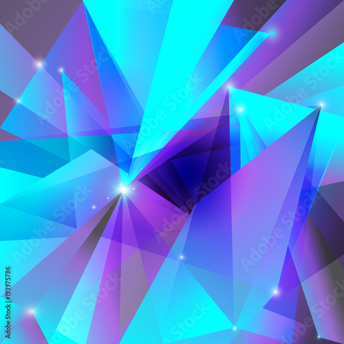 geometric background violet turquoise
