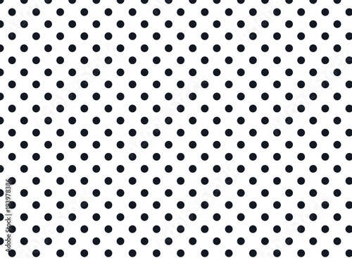 Black and White Polka Dot Background -Pattern photo