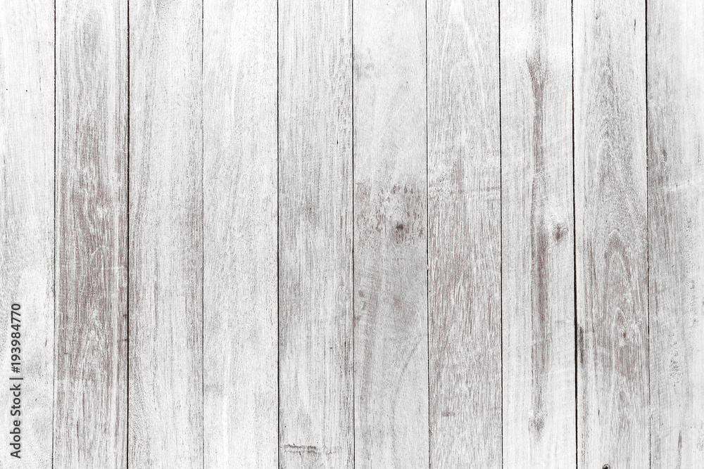 Naklejka premium White wood background