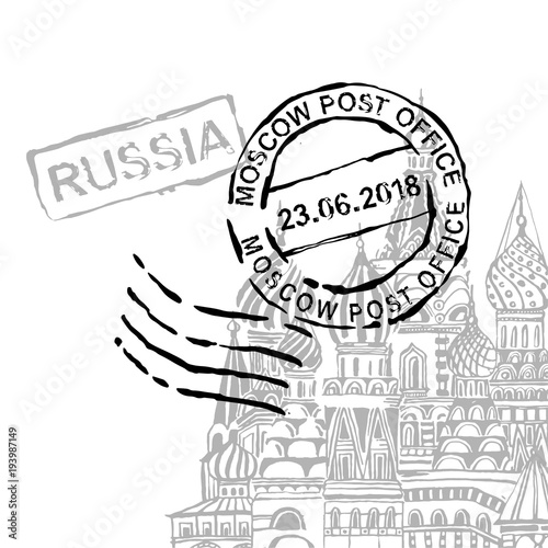 Handdrawn Moscow Image