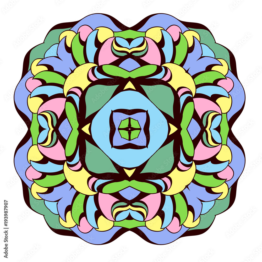 Fototapeta premium Vector illustration with abstraction.