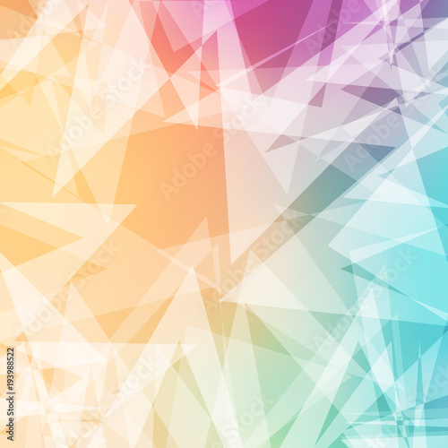 Colorful Abstract Geometric Vector for Background, Banner