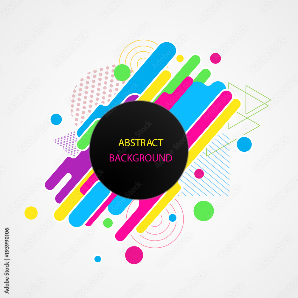 Abstract trendy geometric background. Abstract trendy geometric background.
