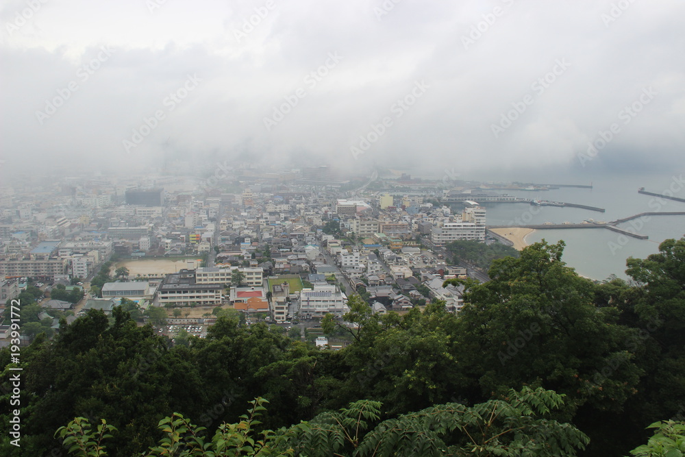 The city of Sumoto on the island of Shikoku