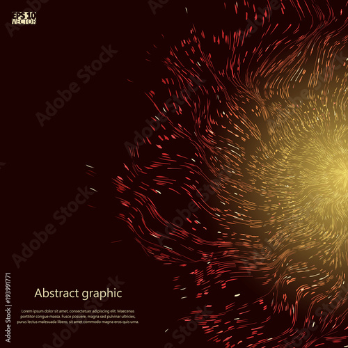 Abstract star background with defocused lights. Eps10 Vector illustration.