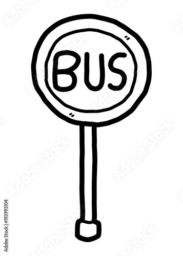 bus stop/ cartoon vector and illustration, black and white, hand drawn, sketch style, isolated on white background. Stock Vector | Adobe Stock bus stop/ cartoon vector and illustration, black and white, hand drawn, sketch style, isolated on white background. Stock Vector | Adobe Stock