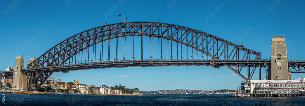Obraz premium Wide angle Harbour Bridge