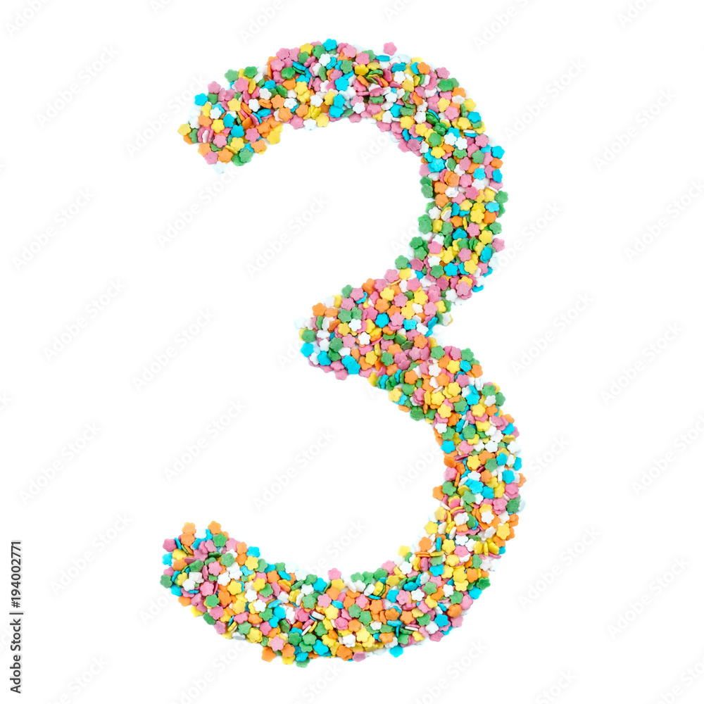 English alphabet letters, numerals and symbols made of little candies English alphabet letters, numerals and symbols made of little candies