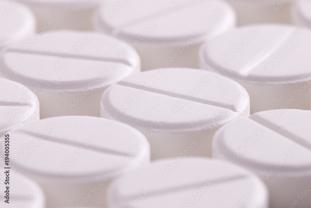 Medication tablets close-up Medication tablets close-up