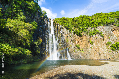 The waterfalls of Niagara Cascade situated in the north of La Reunion Island