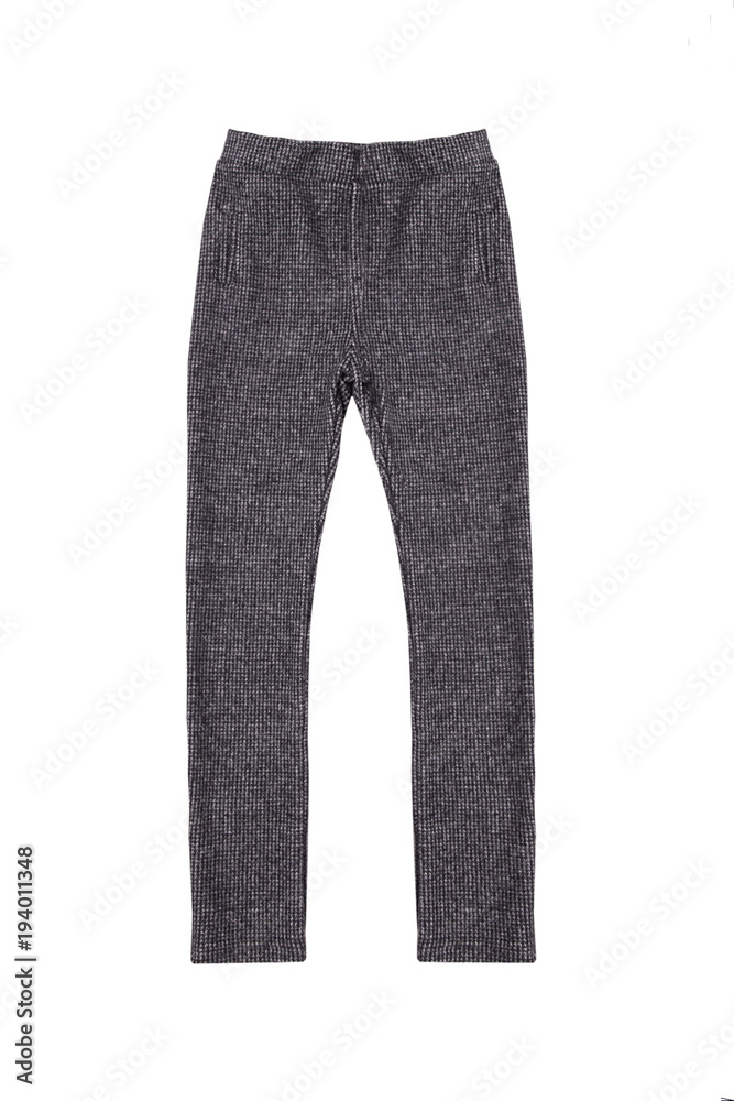 Gray pants isolated