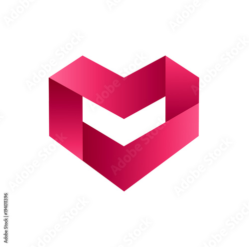 Love Geometric Logo
