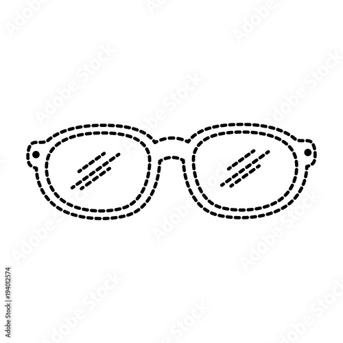 eye glasses accessory icon vector illustration design
