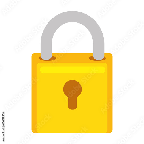 safe secure padlock icon vector illustration design