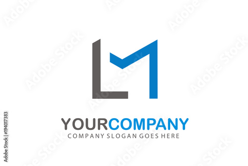 Logo letter LM Design Concept