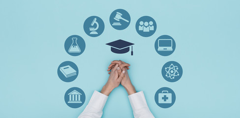 University and education icons