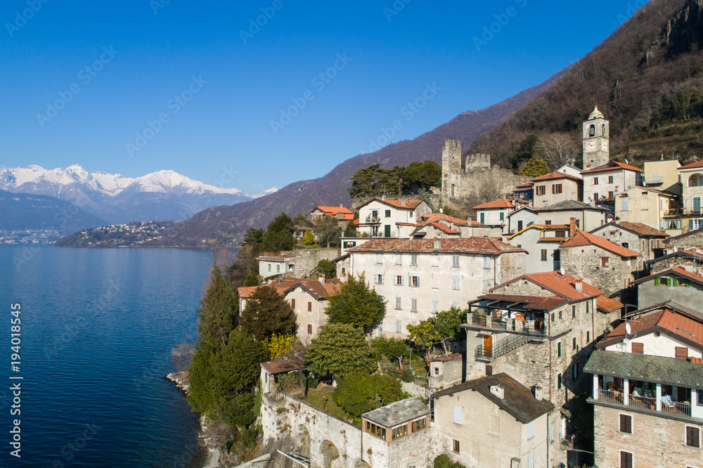 Little village of Corenno Plinio, Lake of Como. Italy