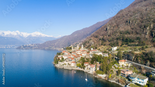 Fototapeta Naklejka Na Ścianę i Meble -  Lake of Como, little village. Corenno Plinio near Varenna