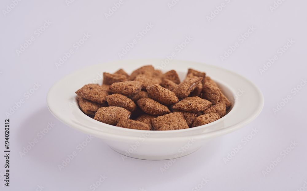 Cereals on white background Cereals on white background