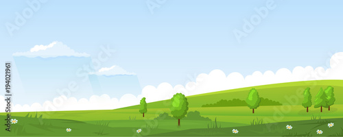 Rural summer landscape