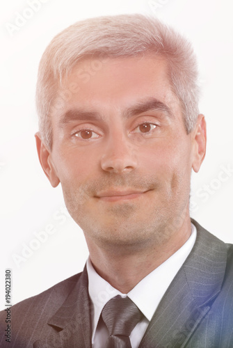 closeup .portrait of a serious businessman