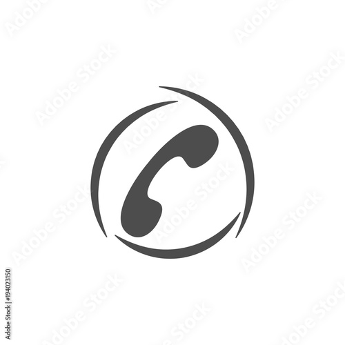 handset icon.Element of popular contact us icon. Premium quality graphic design. Signs, symbols collection icon for websites, web design,