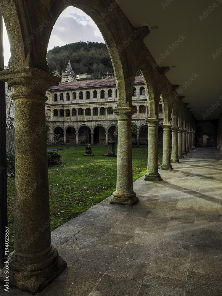 Side of the Santo Estevo cloister