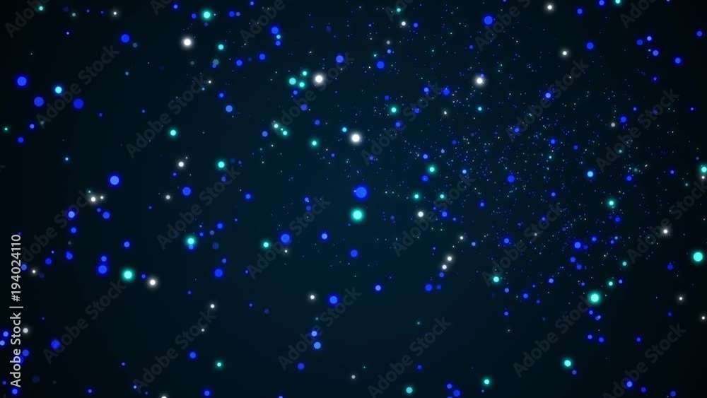 Abstract cgi blue stardust particles wave form with light in space. Abstract cgi blue stardust particles wave form with light in space.