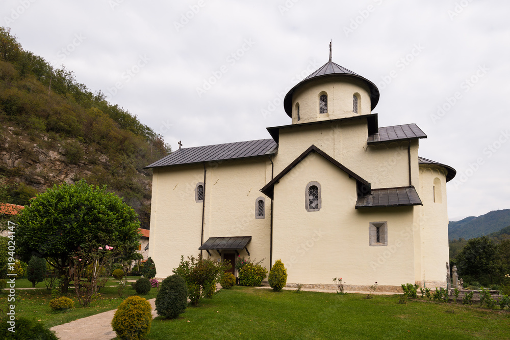 Moraca Monastery is a Serbian Orthodox monastery located in the valley of the Moraca River in Kolasin, central Montenegro.
