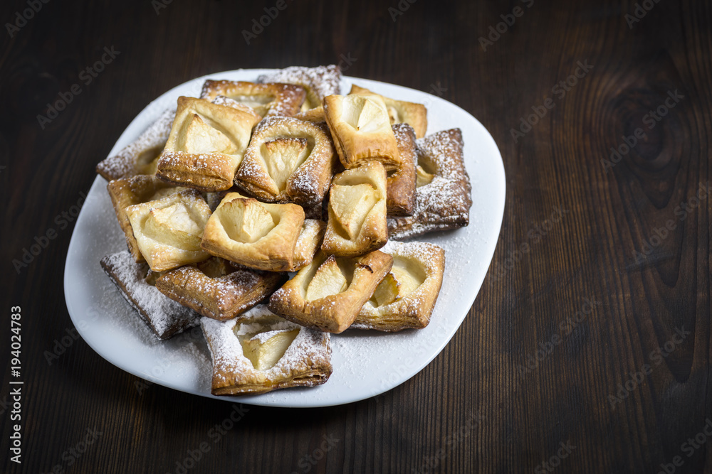 plate full of cookies