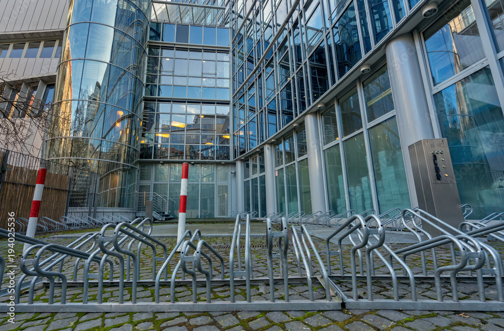 Fototapeta premium Fahrradstaender