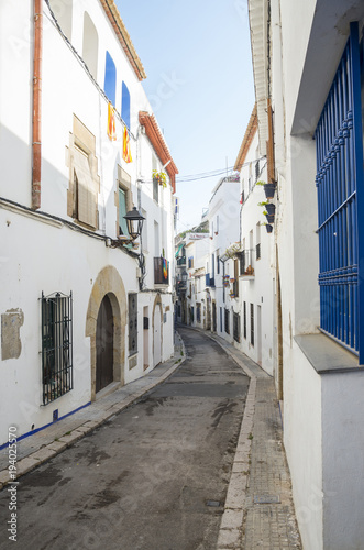 Old street in Sitges, Catalonia, Spain © Olivia