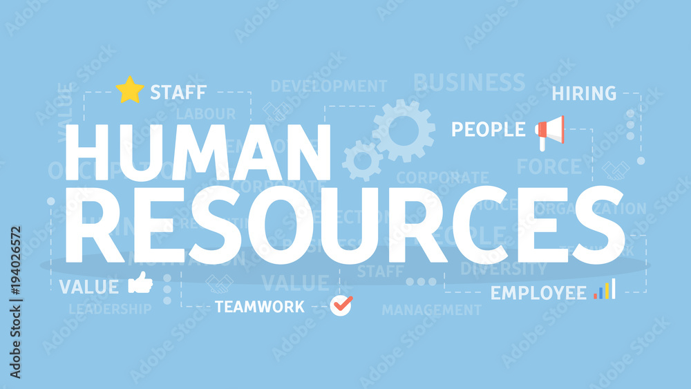 Obraz premium Human resources concept.