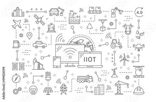Industrial internet of things.