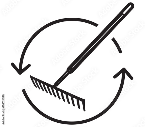 Garden Rake Icon