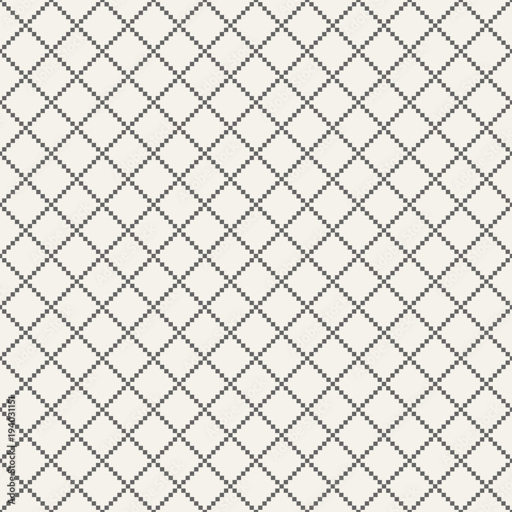 Naklejka premium Abstract seamless geometric pattern of tiny squares.