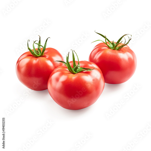 Tomatoes isolated on white background © Nik_Merkulov