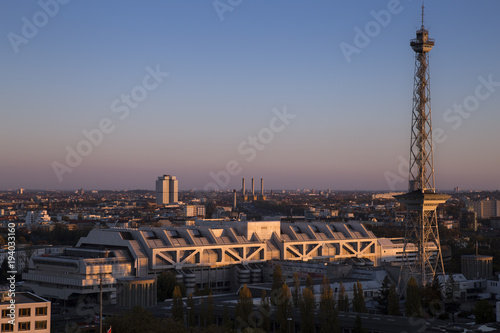 Canvas Print Funkturm & ICC Berlin