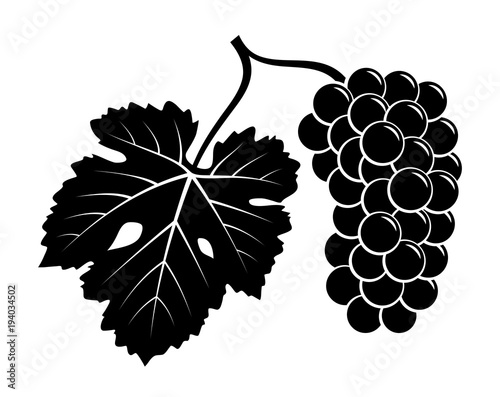 grape with leaf