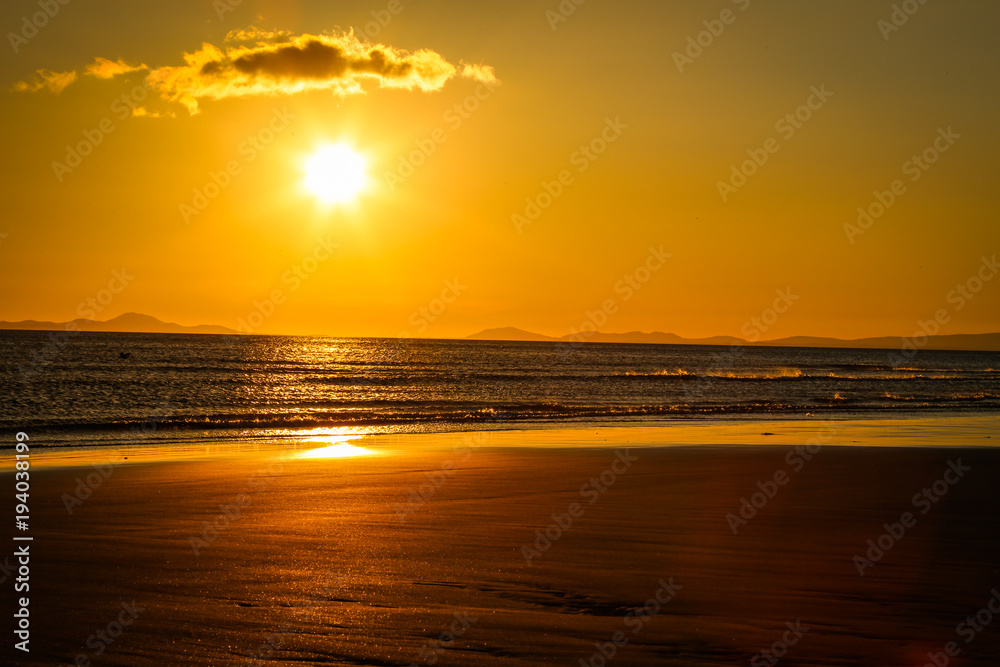 seaside sunset