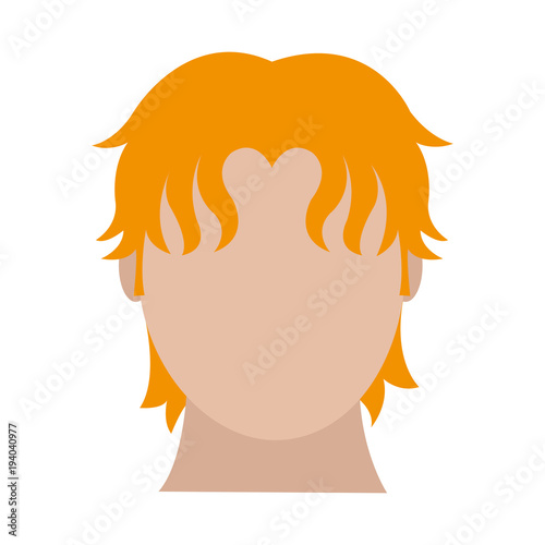 avatar man head with hairstyle and default face