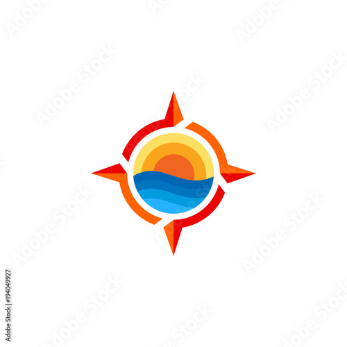 Compass Sunset Logo