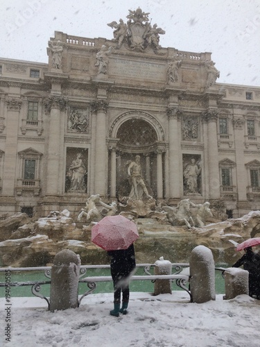 Roma con la neve  photo