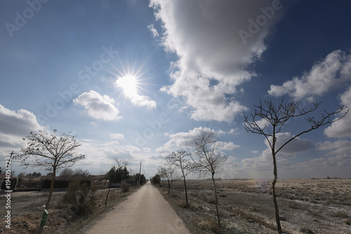 Green way from Albacete to Alcaraz in Spain. photo