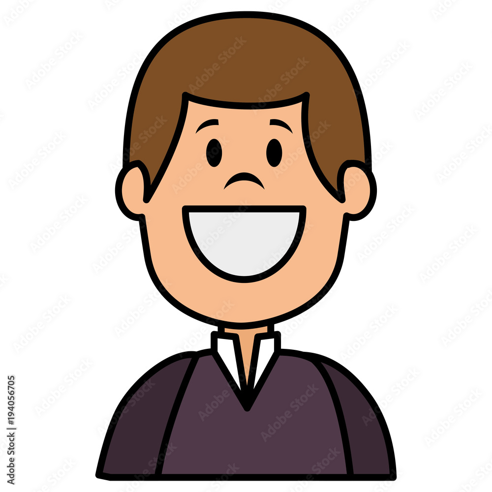 young man avatar character vector illustration design young man avatar character vector illustration design