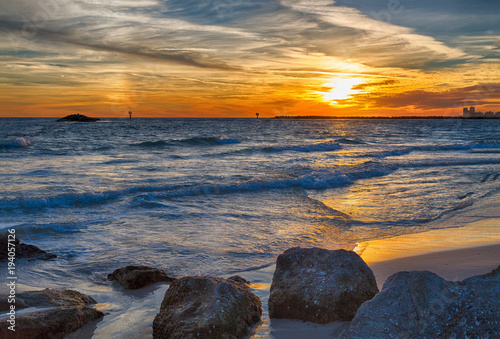 Sunset on Orange Beach Alabama