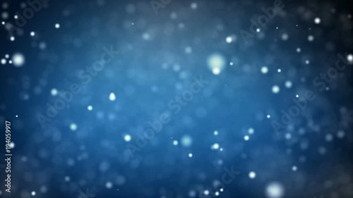 Abstract dark background particle and bokeh flow and lighting effect with blur and grain processed