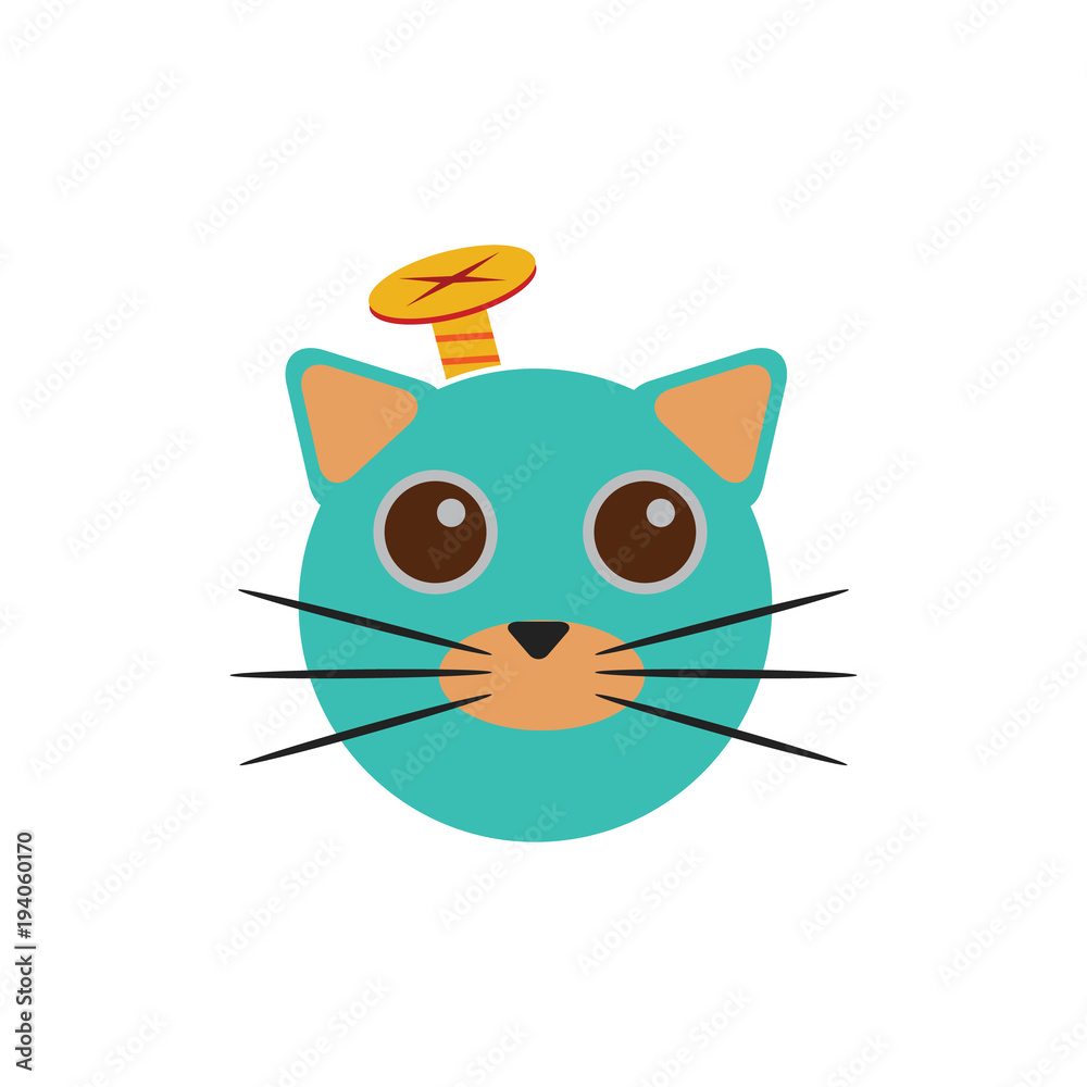 Screw Cat Logo Icon Design Screw Cat Logo Icon Design