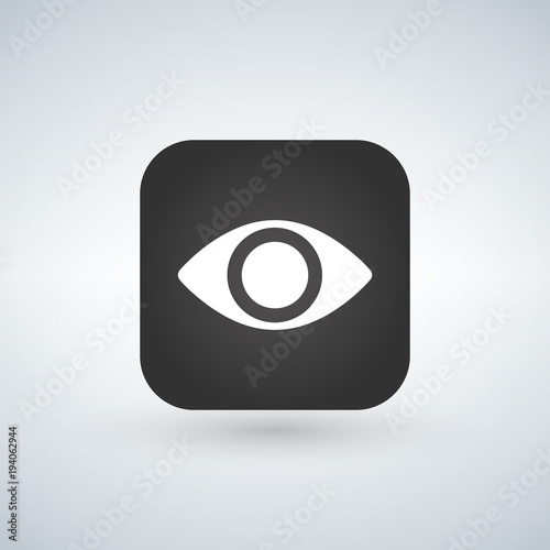 Vector eye app icon design,...