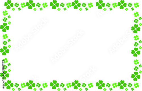 Four-leaf crowbar square frame